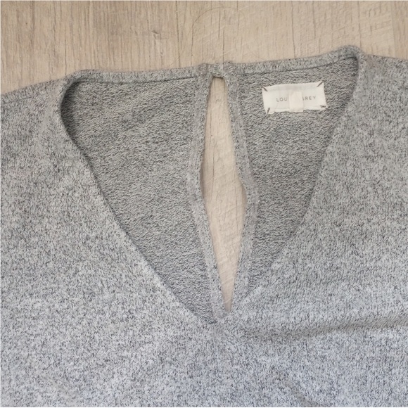 Lou & Grey Grey Long Sleeve Lounge Jumpsuit Sz XS - Picture 3 of 12